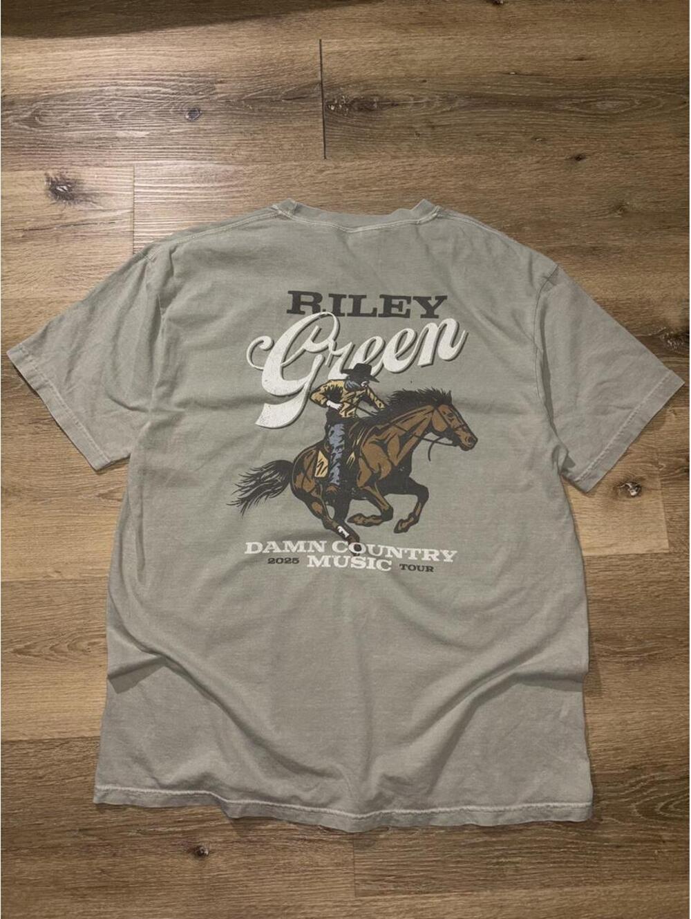 Riley Green Damn Country Music Tour 2025 Tee – Men’s XL